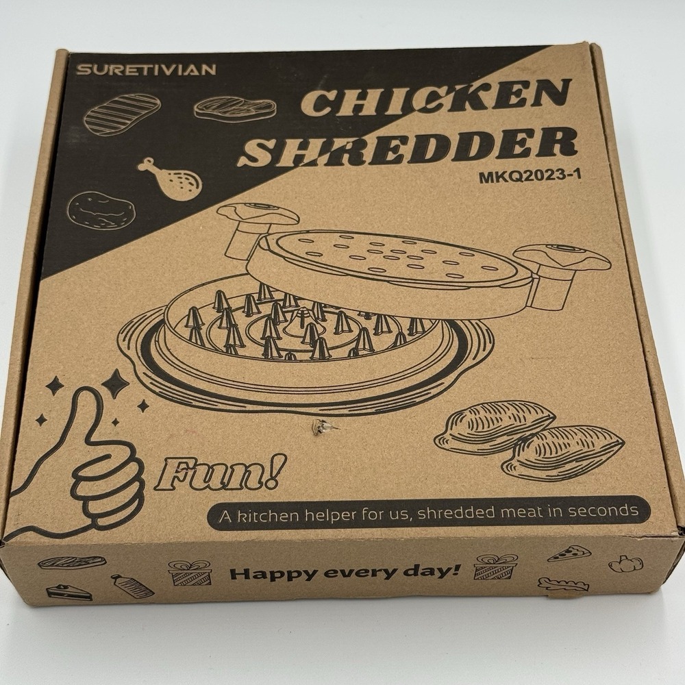 SURETIVIAN Manual Push Function Chicken Shredder MKQ2023-1 Food Chopper